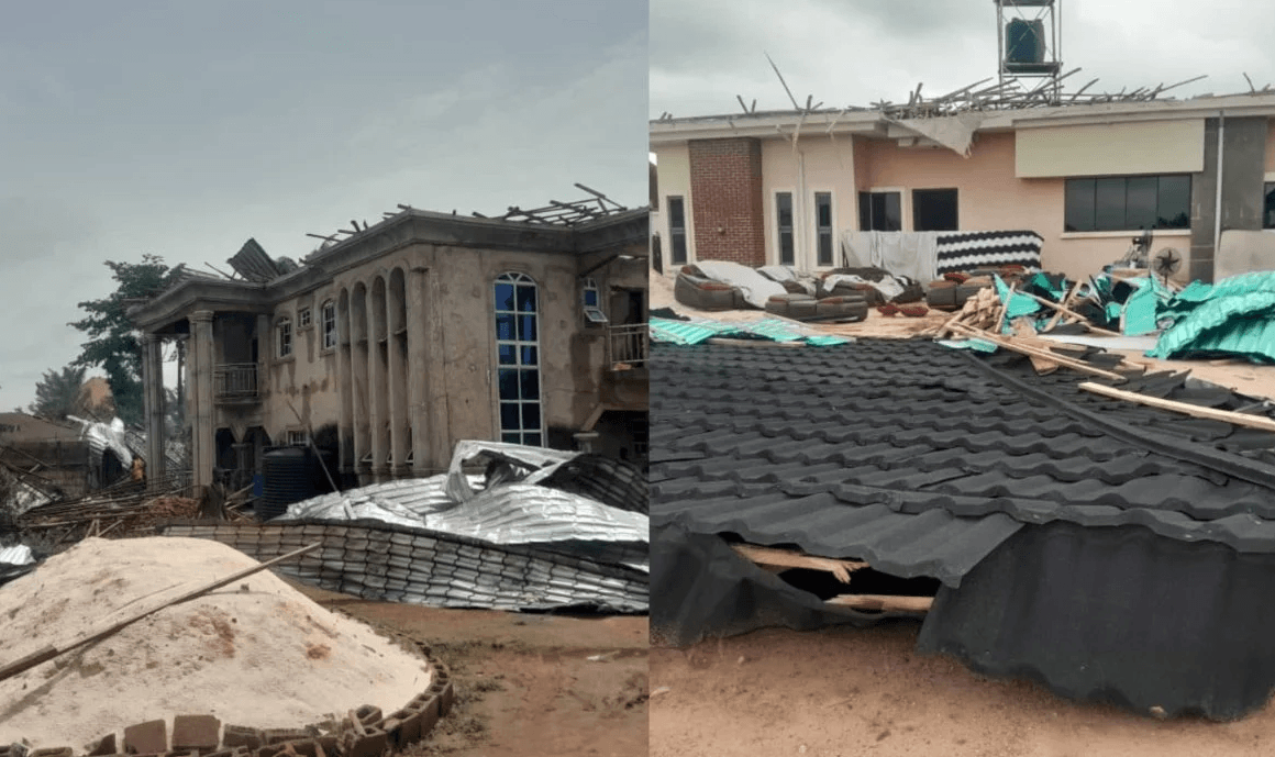 Windstorm Ravages Enugu Community, Destroys 80 Buildings, Displaces Hundreds