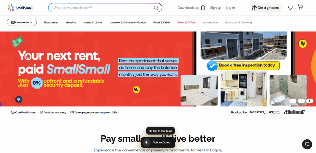 25+ Top PropTech Companies in Nigeria 2026 9 Top PropTech Companies in Nigeria - SmallSmall Website